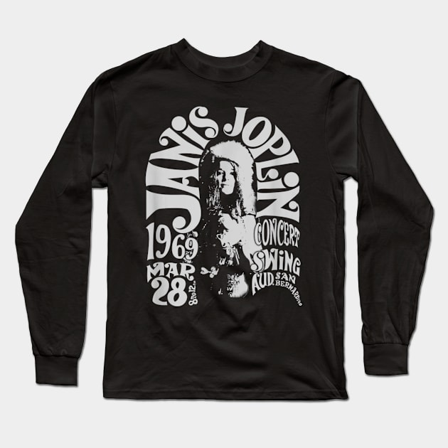 Janis Joplin new 3 Long Sleeve T-Shirt by Vidi MusiCartoon